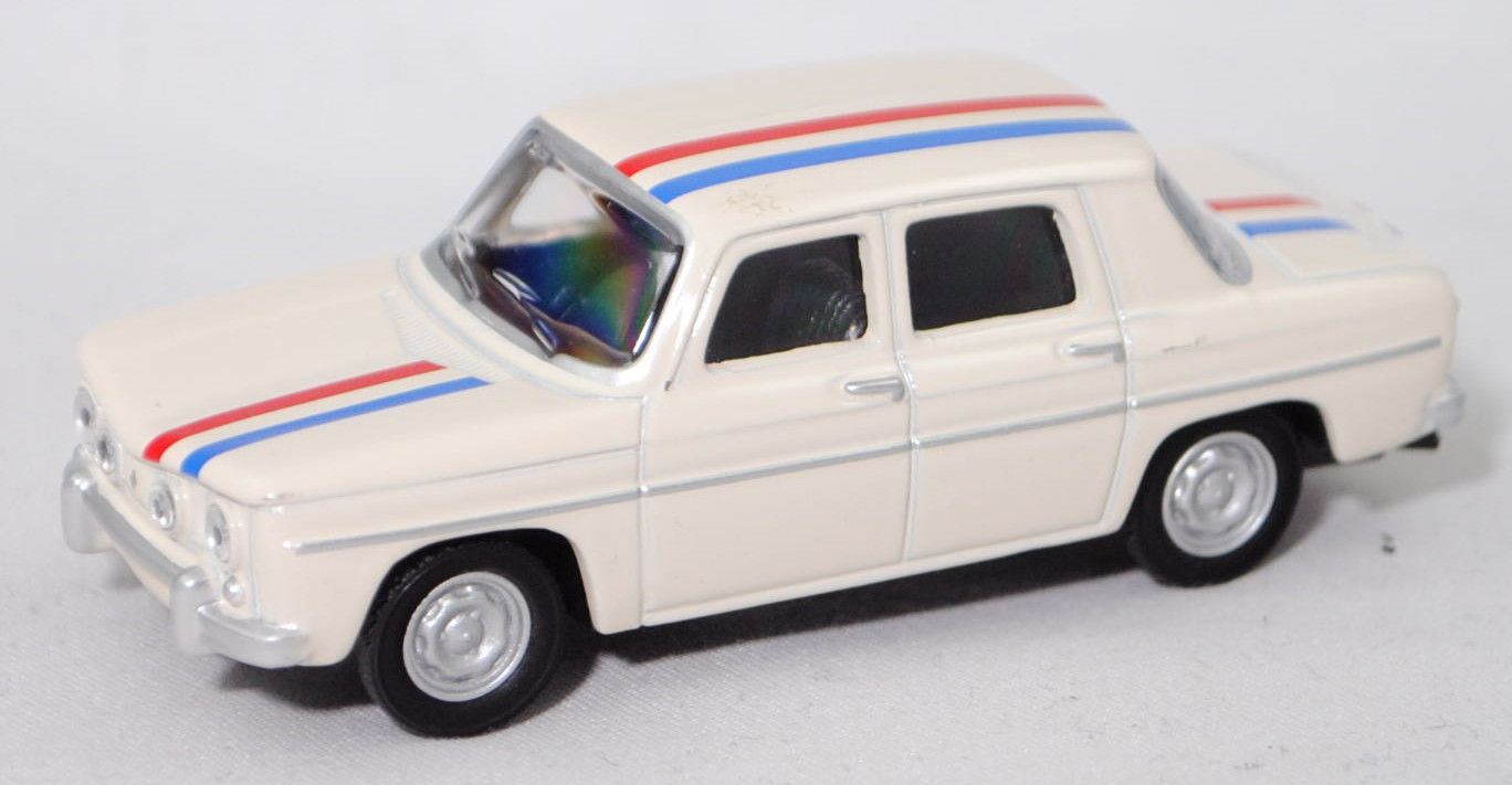 Miniature Norev Renault 8 Gordini JO 1968 échelle 1:55 - Voiture Collection Métal Blanc | Modèle Réduit Jeux Olympiques