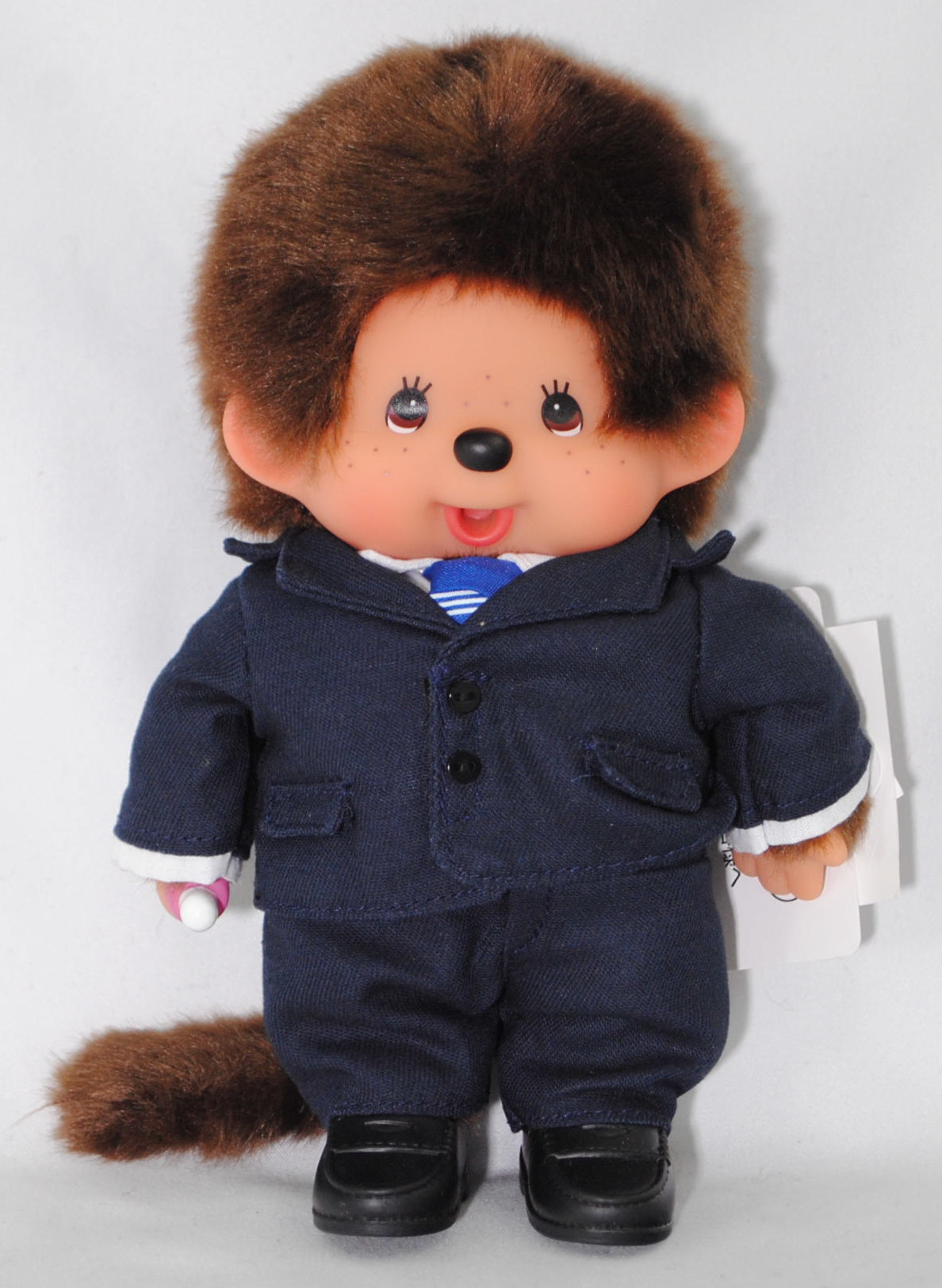 Monchhichi CEO (Chief Executive Officer) Boy (Junge als Monchhichi Chef), 20 cm groß, Sekiguchi (Limited Edition) (EAN 4905610202492)