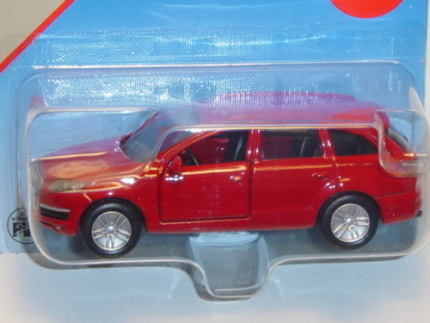 00004 Audi Q7 4.2 FSI quattro (Typ 4L), Modell 2006-2009, karminrot, innen schwarz, Lenkrad schwarz,