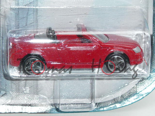 Audi TT Roadster, Mj. 1999, rot, innen schwarz, Maisto, 1:58, mb