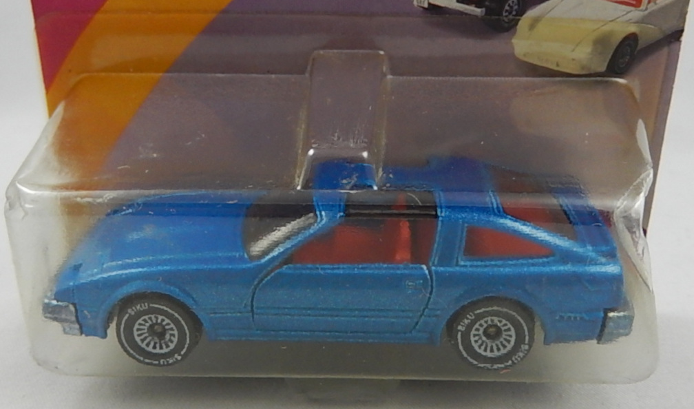 00003 Nissan 300 ZX (1. Generation 300 ZX bzw. 3. Generation Z, Z31, Modell 1984-1986), hell-verkehrsblaumetallic, ohne CE-Zeichen, SIKU SUPER, 1:55, P23 m-