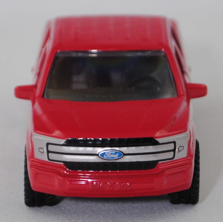 00000 Ford F-150 LARIAT STANDARD V8 SuperCrew mit 5,5 Ft Ladefläche (13. Generation, P552, Modell 2018-2020), himbeerrot, SIKU SUPER, 1:71, P29f