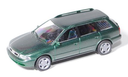 Audi A4 Avant (Typ B5), Modell 1996-2001, kieferngrünmetallic, Rietze, 1:87, mb