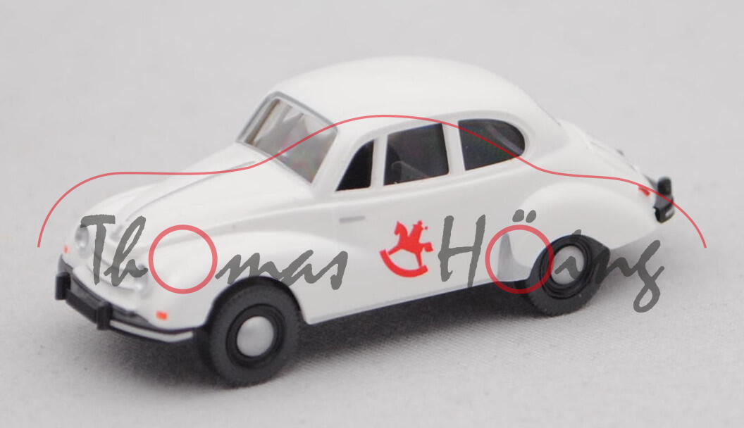 DKW Meisterklasse (Typ F 89 P, Mod. 50-54), weiß, spielwarenmesse-Logo, Wiking, 1:87, mb (Limited)