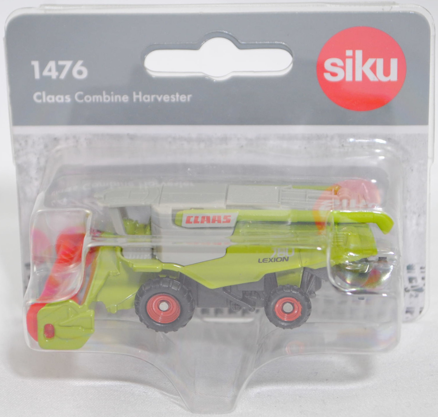 00000 Claas LEXION 760 Mähdrescher, claasgrün/achatgrau/dunkel-umbragrau, CLAAS / LEXION / 760, C67 / C68 feuerrot, SIKU SUPER, 1:169, P29f