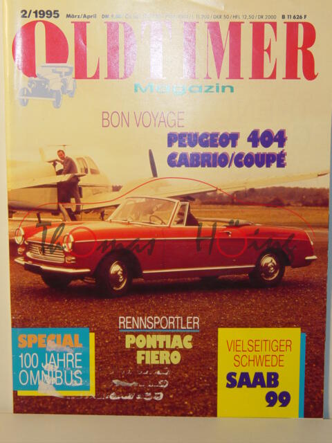 OLDTIMER Magazin, Inhalt: u.a. Gutes Ding - Saab 99 / Deutschlands ältester Polizei-Käfer, AC Verlag