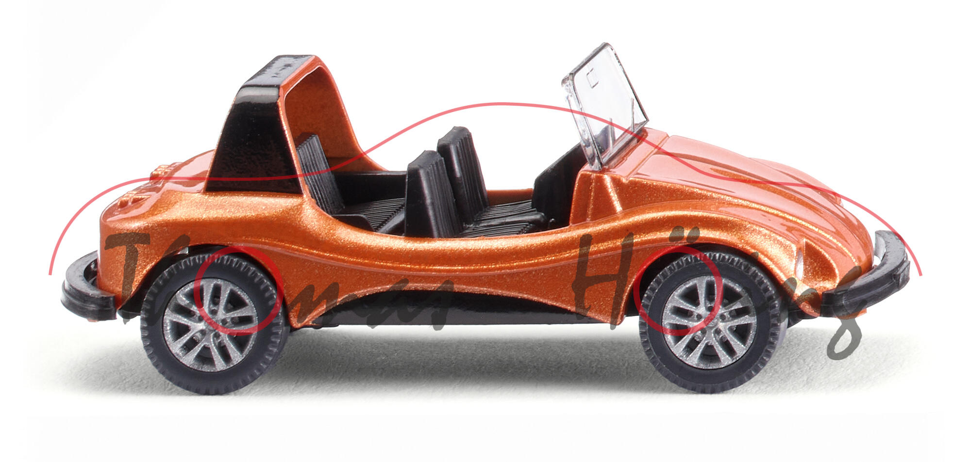 VW APAL JET Buggy (Hersteller: APAL Blegny-Trembleur, Modell 1964-1975), kupfer-metallic, Wiking, 1:87, mb