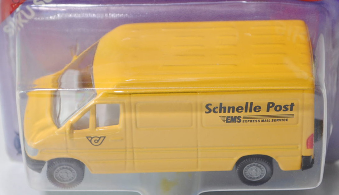 03800 Mercedes-Benz Sprinter (T1N, Baureihe W 901) Kastenwagen Postwagen, Modell 1995-2000, signalge