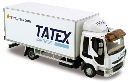 Renault Midlum Phase 2, Modell 2006-2013, reinweiß, tatexpress.com / TATEX / EXPRESS, Norev, 1:43, m