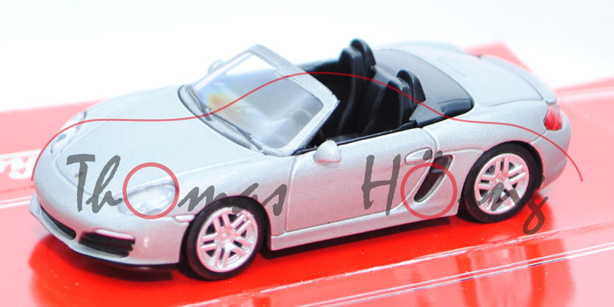 Porsche Boxster S (Typ 981, Modell 2012-), silbergraumetallic, Schuco, 1:64, mb