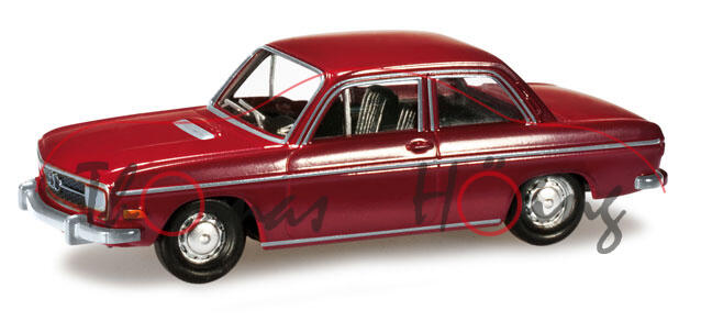 Audi 60 L (Typ F103), Modell 1970-1972, weinrot, Herpa, 1:87, mb