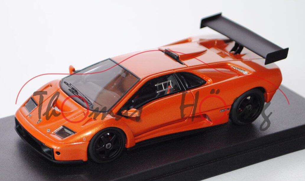 Lamborghini Diablo GTR 1999, metallic orange, Look Smart (Handarbeitsmodell), 1:43, PC-Box