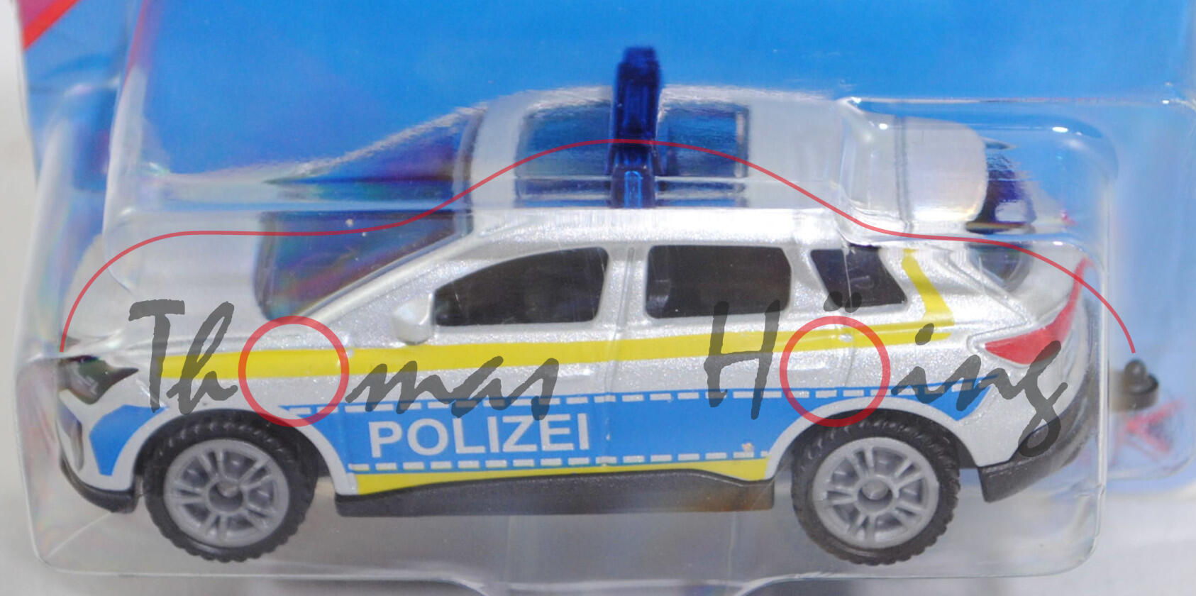 00000 Audi Q4 50 e-tron quattro (Typ FZ, Mod. 21-) Polizei Einsatzfahrzeug, silber, SIKU, 1:59, P29e