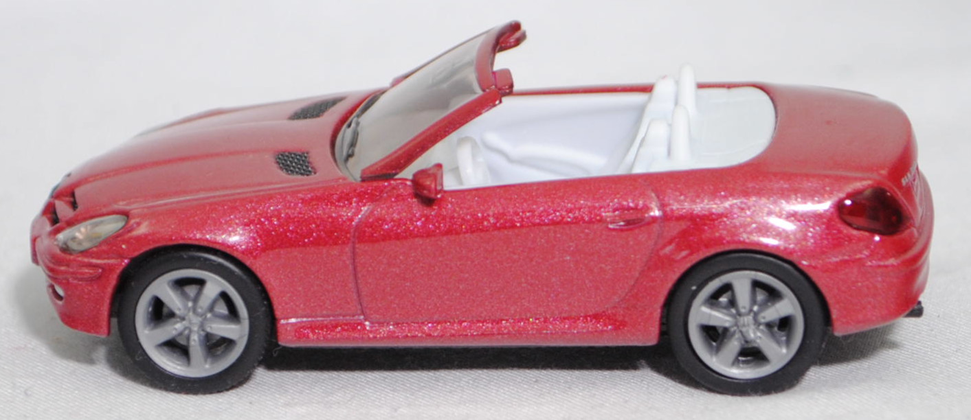 00013 Mercedes-Benz SLK 350 (interne Baureihenbezeichnung R 171, Vor-MoPf, Modell 2004-2008), hell-braunrotmetallic (bernsteinrot metallic), SIKU SUPER, 1:55, P29e