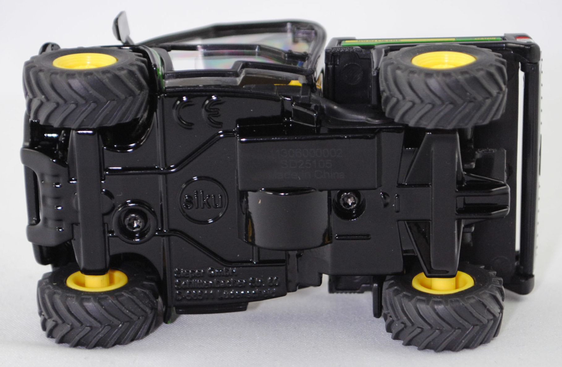 00001 IE + GB John Deere XUV 855D PS 4x4 Gator (Vorfacelift, Modell 2011-2013), smaragdgrün, Bpr. ohne Artikelnummer und mit Chargennummer, SIKU FARMER, 1:32, L17mpK (Limited)