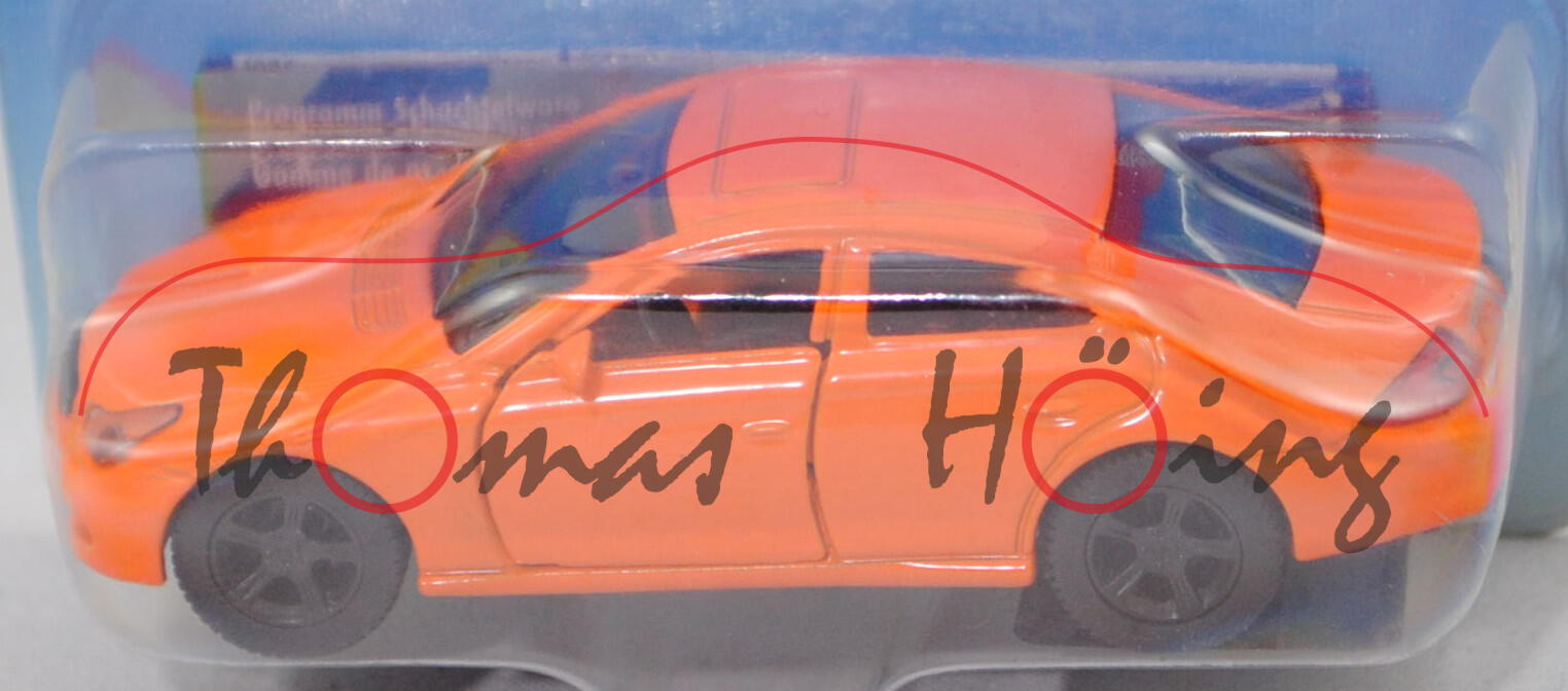 00002 Mercedes-Benz CLS 500 (Baureihe C 219, Modell 2004-2006), hellrotorange, SIKU, 1:58, P29a