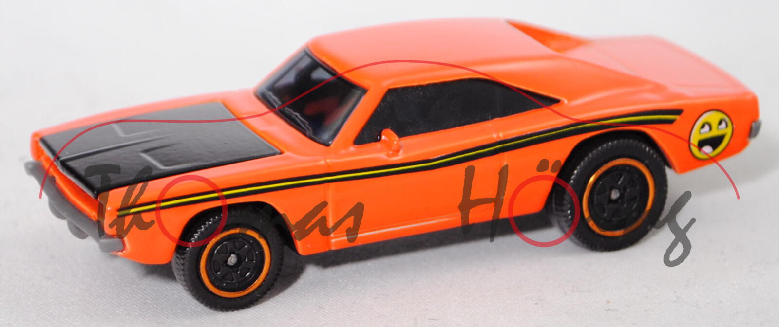 Dodge Charger R/T (Mod. 69-70) RUBBER BURN / RACING, d.-reinorange, majorette, 1:66, COOL, mb