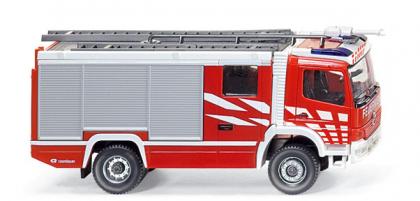 Feuerwehr Tunnellöschfahrzeug Rosenbauer, rot/weiß, FEUERWEHR / rosenbauer, Wiking, 1:87, mb