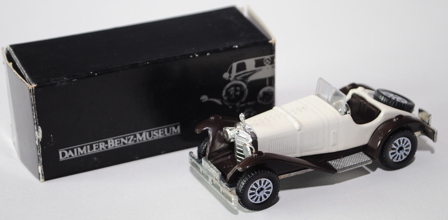 Mercedes-Benz SSK Typ 27 / 170 / 225 PS (Baumuster W 06 III); Modell 1928-1930, cremeweiß/schokolade