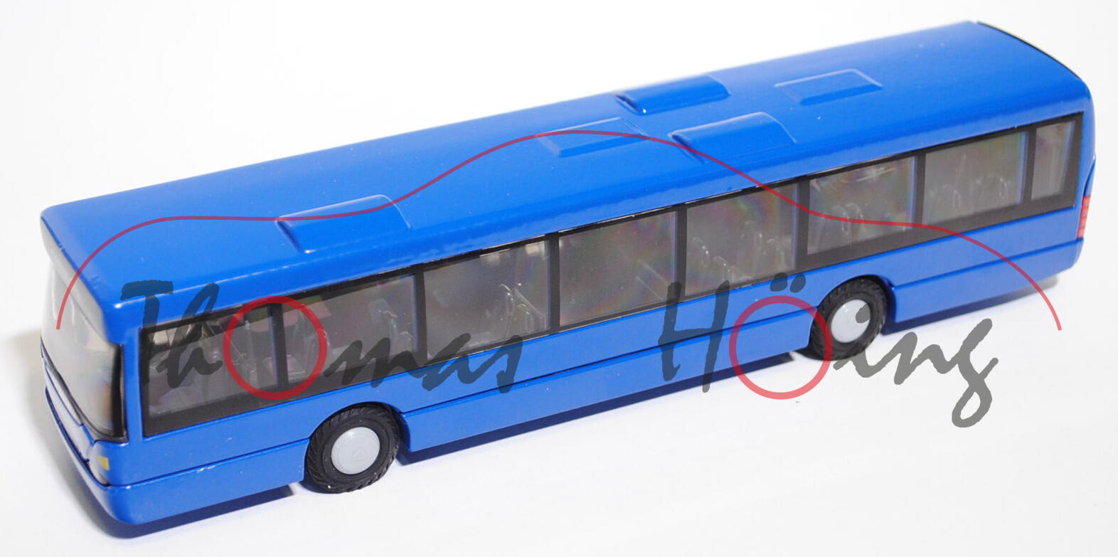 Scania OmniCity Niederflur-Stadtbus, signalblau, Türen + Heckklappe zu öffnen, JOAL, 1:50, mb