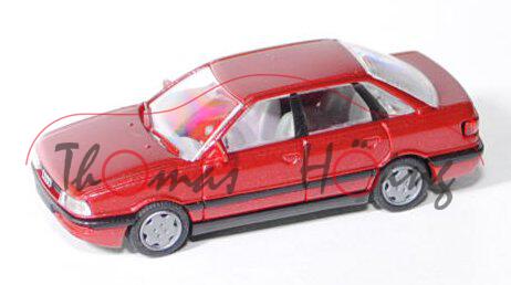 Audi 90 (Typ 89 / B3), Mj. 1987-1992, purpurrotmetallic, Rietze, 1:87, mb