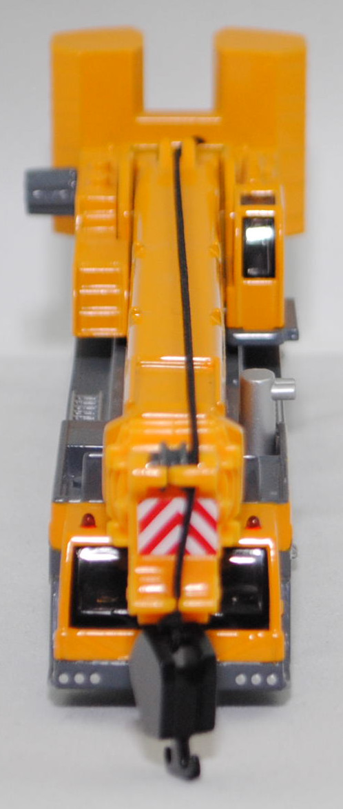 00000 LIEBHERR LTM 1400-7.1 Mobilkran (1. Generation, Modell 2005-2022), chromgelb/blaugrau, LIEBHERR, Bpr. ohne Adresse, ohne Chargennummer, SIKU SUPER, 1:87, L17mpK