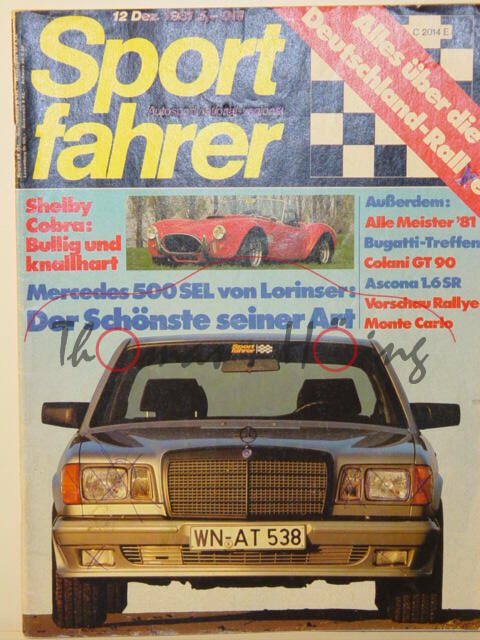 Sport fahrer, Heft 12, Dezember 1981