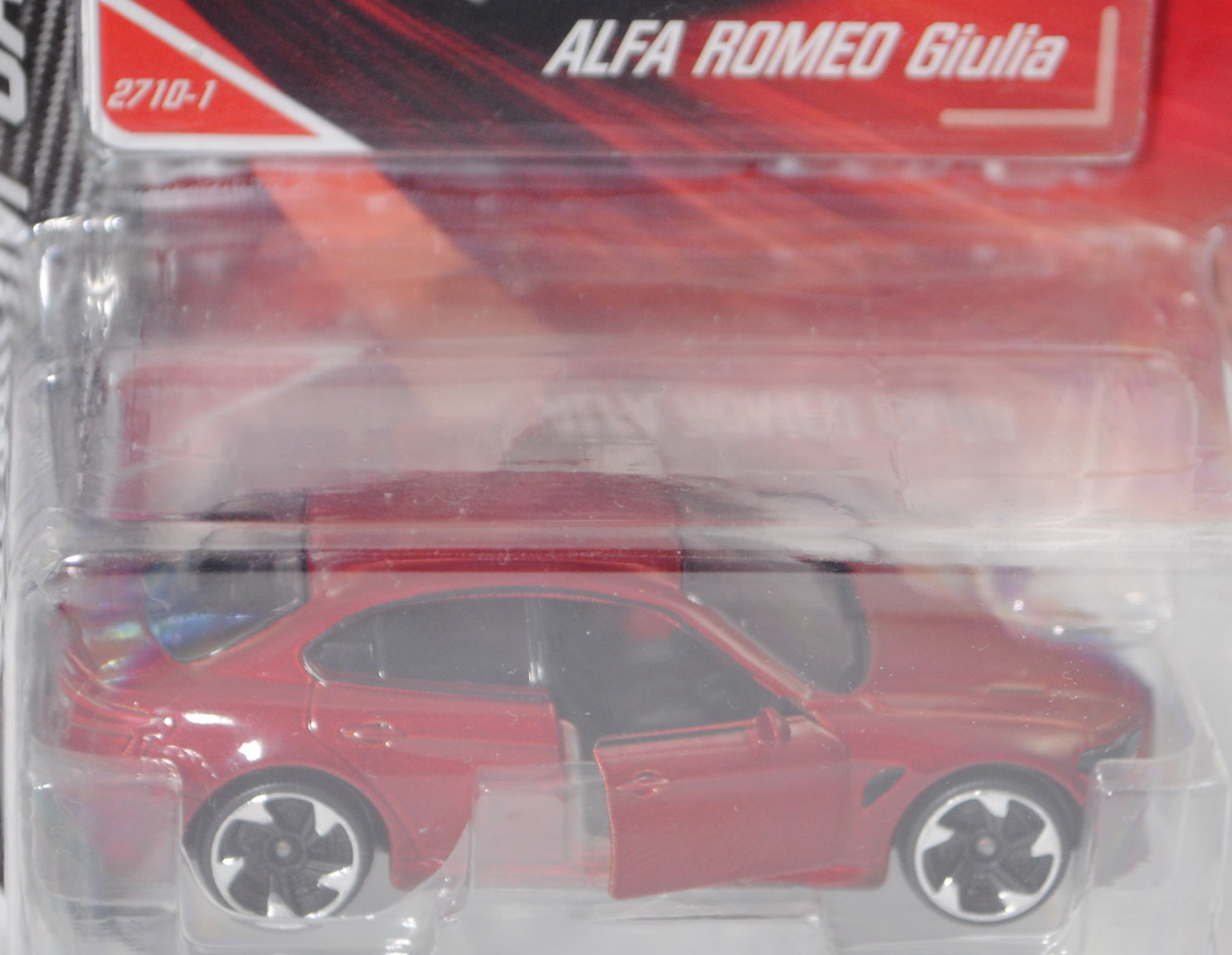 Alfa Romeo Giulia Quadrifoglio (Typ 952, Mod. 2016-), rosso competizione, majorette, 1:60, Blister