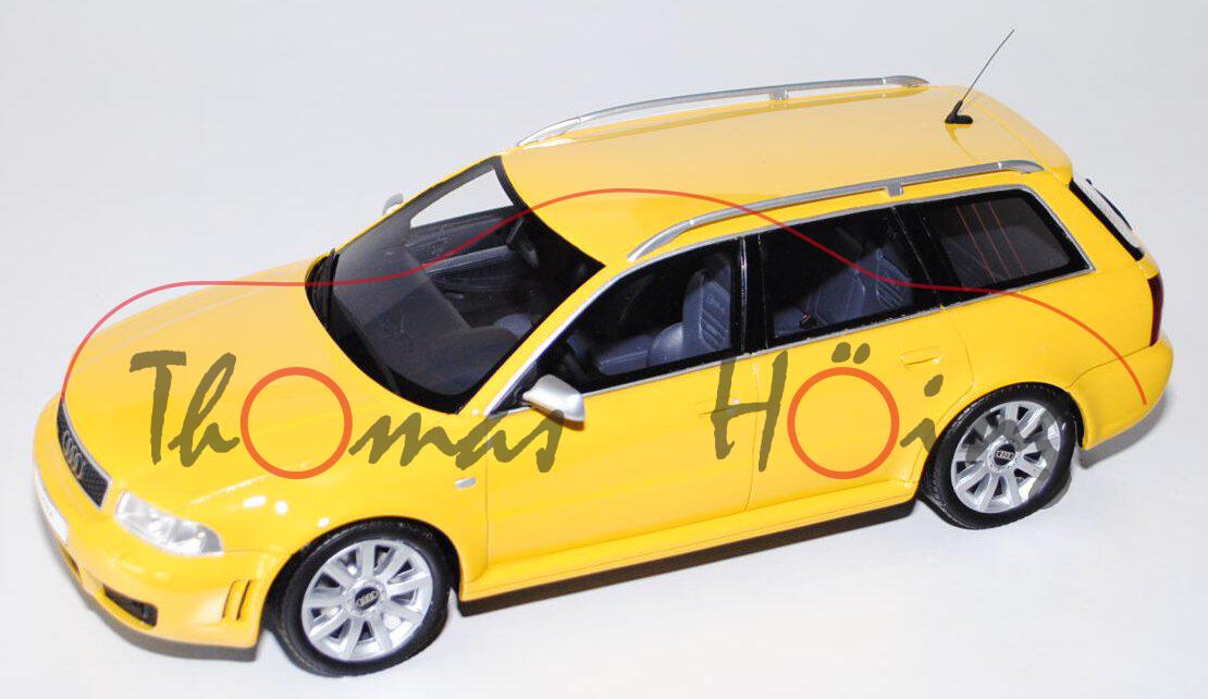 Audi RS4 Avant (Baureihe B5 Facelift, Typ 8D5, Modell 1999-2001), imolagelb, OTTOmobile, 1:18, mb