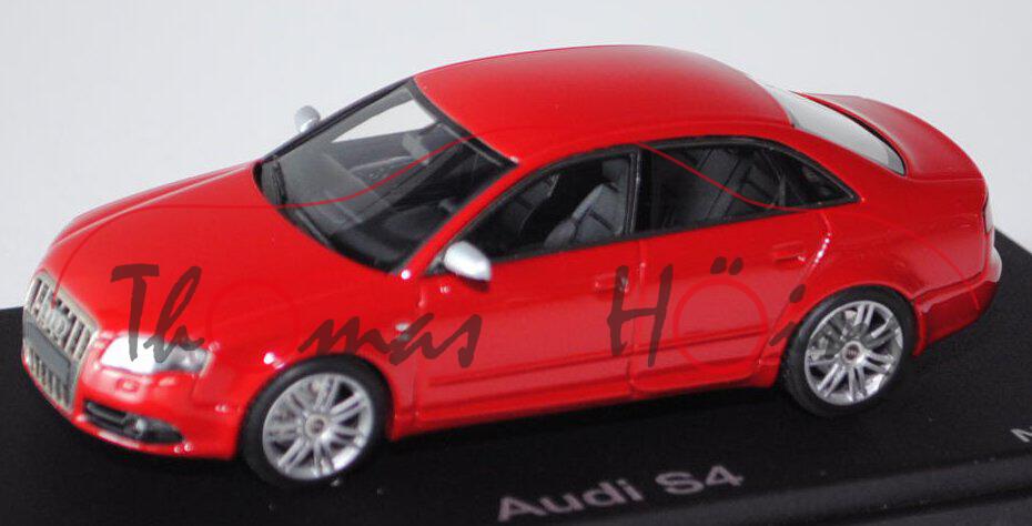 Audi S4 Mj. 2005, brillantrot, Looksmart Models, Handarbeitsmodell, 1:43, Werbeschachtel (limitierte