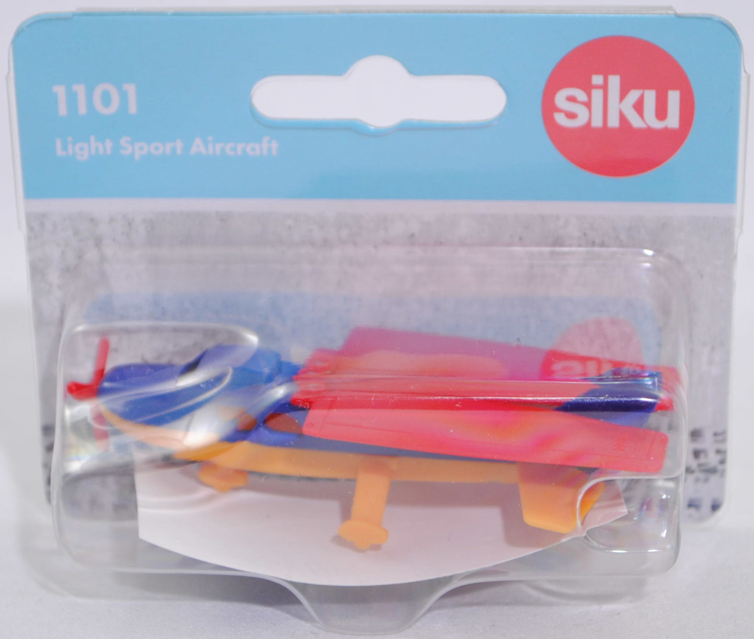 00000 Sportflugzeug (vgl. Cessna Skyhawk 172S, Modell 1998-), hell-karminrot/hell-ultramarinblau/safrangelb, Beilage: Aufkleberbogen, SIKU SUPER, 1:103, P29f