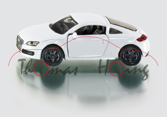 00008 Audi TT 3.2 quattro (Typ 8J), Modell 2006-2010, reinweiß, innen schwarzgrau, Lenkrad schwarzgr