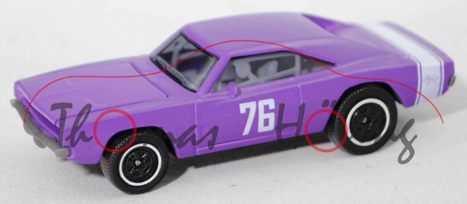 Dodge Charger R/T (Modell 69-70) DRAG STAR / RACING, d.-blaulila matt, majorette, 1:66, RARE, mb