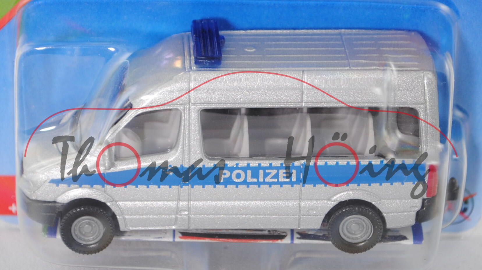 00007 Mercedes-Benz Sprinter II (NCV 3, Baureihe W 906, Modell 2006-2013) Kleinbus Polizeibus, silbe