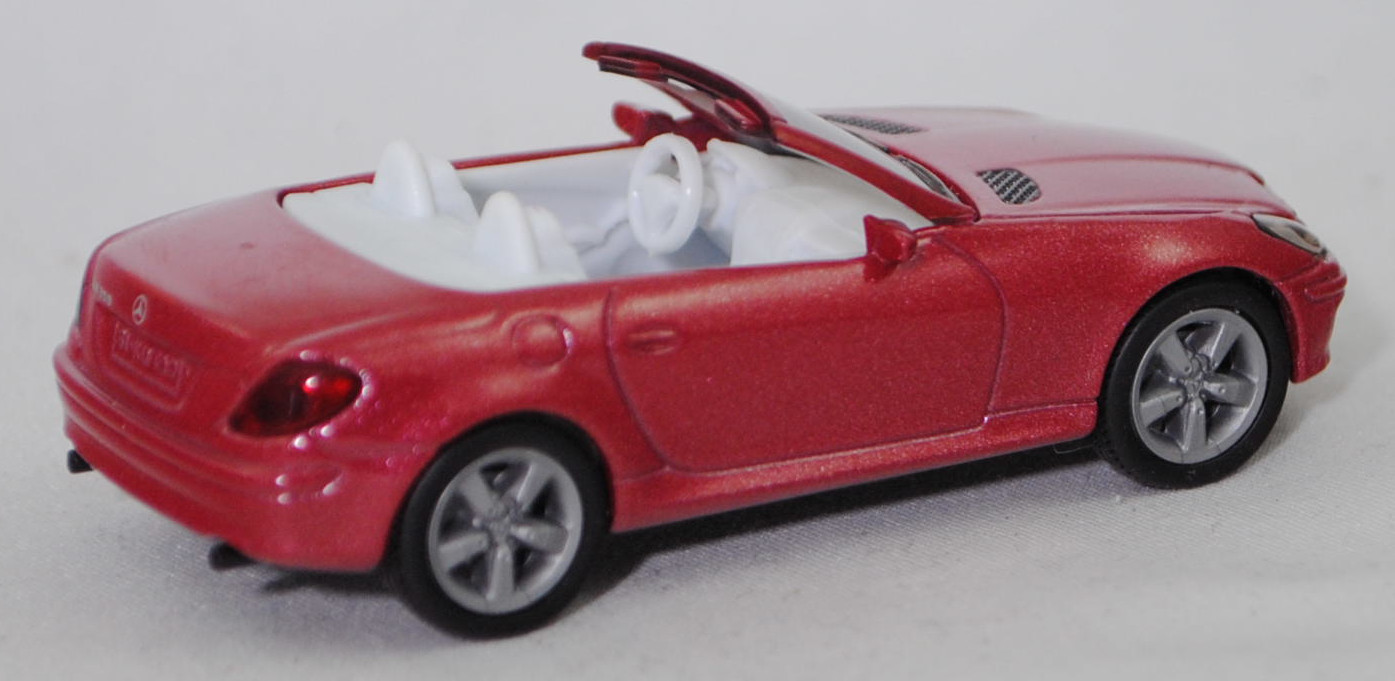 00013 Mercedes-Benz SLK 350 (interne Baureihenbezeichnung R 171, Vor-MoPf, Modell 2004-2008), hell-braunrotmetallic (bernsteinrot metallic), SIKU SUPER, 1:55, P29e