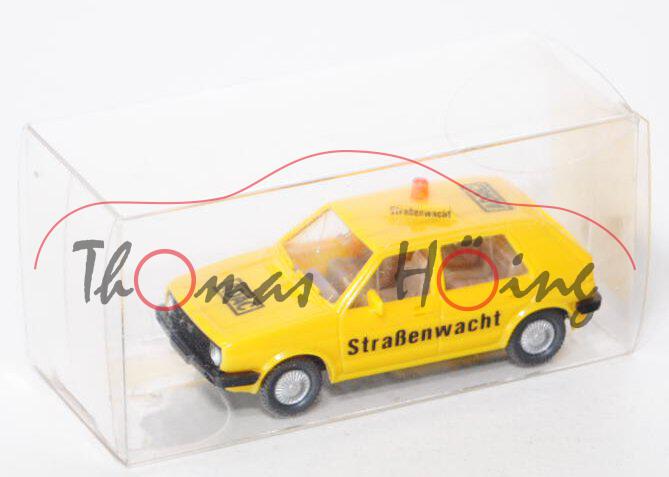 VW Golf II ADAC, gelb, ADAC / Straßenwacht, Wiking, 1:87, mb