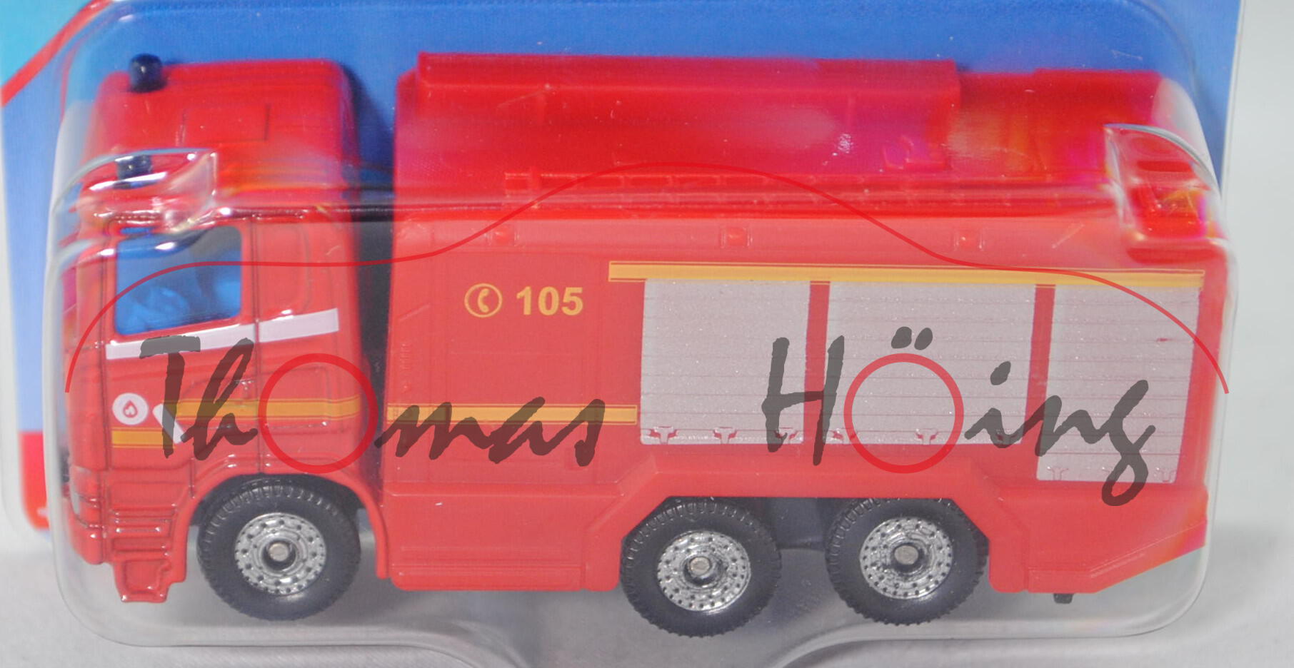 06400 HU Scania R380 (CR16, Modell 2004-2009) Fire Engine, rot, TÜZOLTÓSÁG / C 105, P29e (Limited)