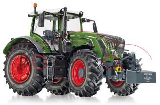 Fendt 939 Vario Traktor, Modell 2014, resedagrün/grau, 1:32, Wiking, mb