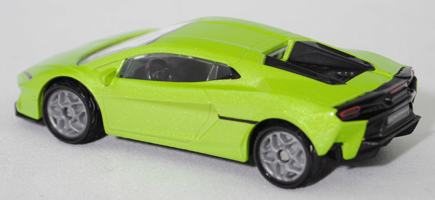 00000 Lamborghini Temerario (1. Generation, Modell 2024-), hell-gelbgrünmetallic, innen schwarz, B55 silbergrau, SIKU SUPER, 1:59, P29f