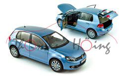 VW Golf VI 1.4 TSI (Typ 1K, Schräghecklimousine, fünftürig), Modell 2008-2012, shark blue metallic, 