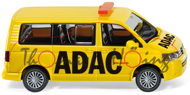 ADAC VW T5 GP Multivan Bus, Modell 2009-, rapsgelb, ADAC, Wiking, 1:87, mb