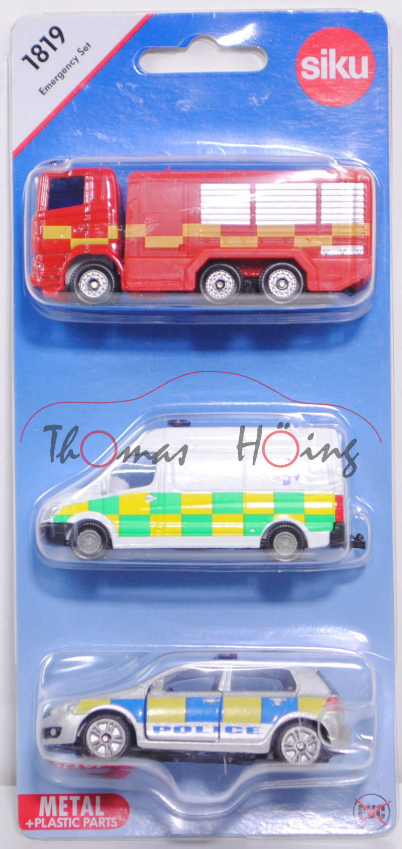 00600 GB Emergency Set mit: Scania R380 + MB Sprinter II + VW Golf VI, AMBULANCE / POLICE, P29e