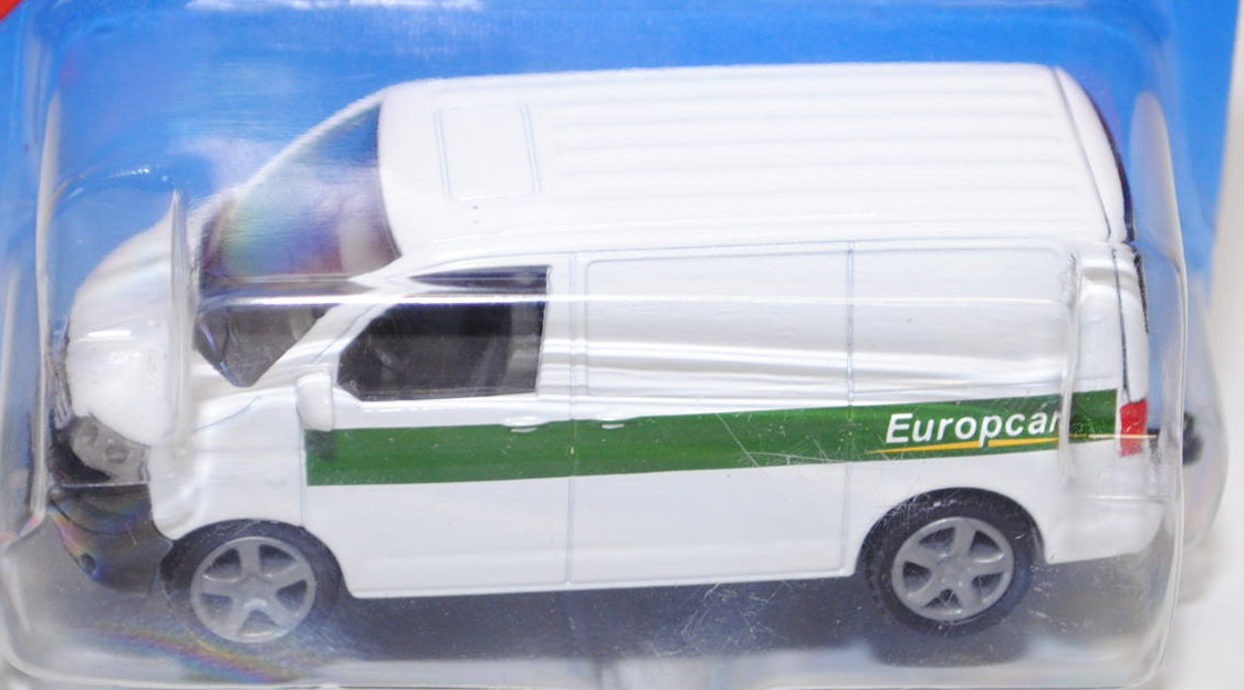 00000 VW T5 Transporter (Modell 2003-2009), reinweiß, innen verkehrsgrau, Lenkrad verkehrsgrau, laub