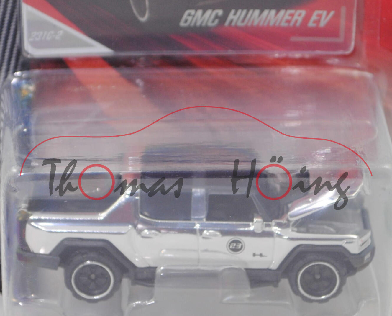 GMC Hummer EV Pick-up Edition 1 (Modell 2021-), chrom, majorette, 1:70, mb (Chrome Edition 2023)