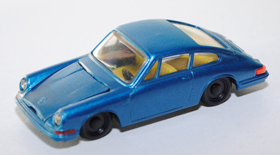 Porsche 911, verkehrsblaumetallic, innen gelb, Lenkrad schwarz, R1, HL Kunststoff, P3m