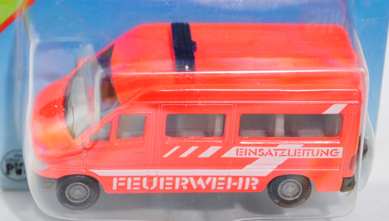 00002 Mercedes-Benz Sprinter I (Modell 95-00) Kleinbus, hell-leuchtrot, FEUERWEHR, SIKU, 1:74, P29a