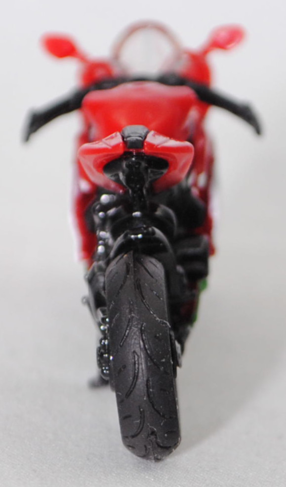 00500 I Ducati 1299 Panigale (4. Generation, Typ Superbike, Modell 2015-2018) Tricolore, rot/schwarz, Verkleidung mit Druck Tricolore, SIKU SUPER, 1:35, P29e mit grauer Preisecke