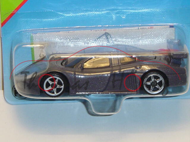 00008 SIKU SNIPER (vgl. Hispano-Suiza HS21-GTS, Mod. 02), hell-schiefergraumetallic, innen schwarz