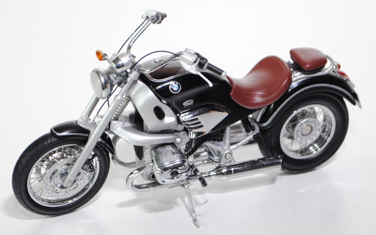 BMW R 1200 C (Typ 259C), Modell 1997-2004, schwarz/silber, Spiegel abgebrochen und noch 1x dabei, Bl