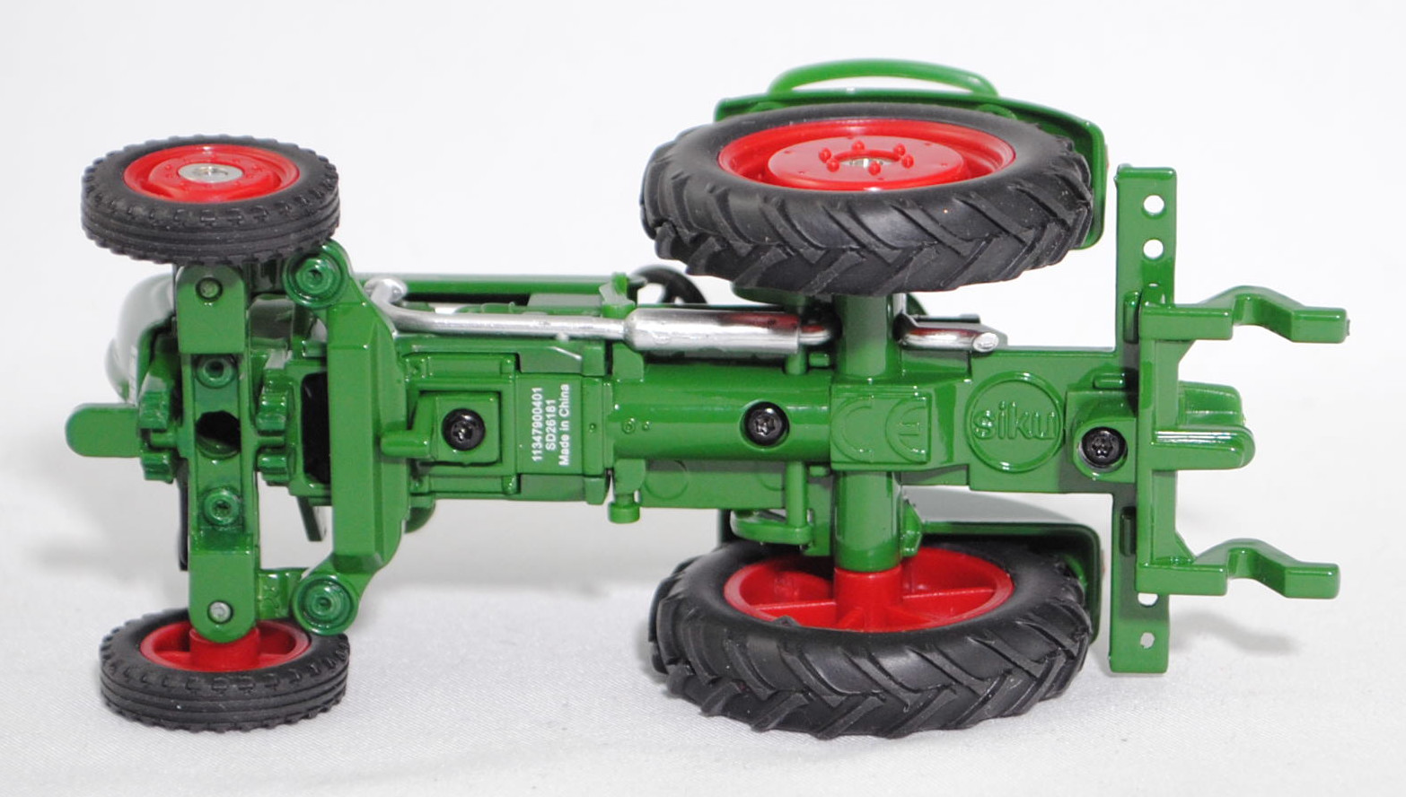 00401 Allgaier Diesel-Ackerschlepper A 133 System Porsche (Modell 1952-1955), smaragdgrün, Felgen signalrot, SIKU FARMER CLASSIC 1:32, L17mpK (Limited Edition)
